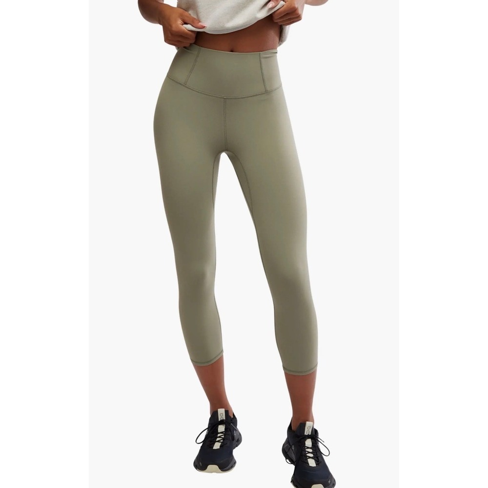 FP Movement Leggings Womens Small Sage Excellent High Rise 7/8 Activewear